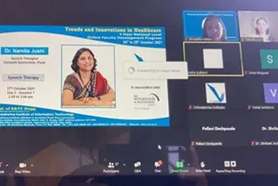 Dr. Namita Joshi, Presentation Sampark E-polyclinic