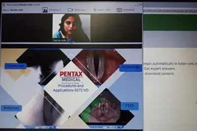 Dr. Namita Joshi, Presentation Sampark E-polyclinic